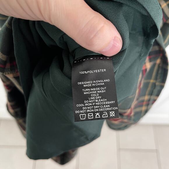 Dancing Days by Banned Poppy Tartan Plaid Pencil Wiggle Dress - Picture 6 of 8